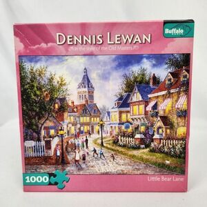 New Sealed Buffalo "Little Bear Lane"  by‎ Dennis Lewan 1000 Piece Jigsaw Puzzle